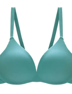 Outlet Women's Wireless Bras Double Strap Adjustable Full Coverage V Neck Breathable Pure Color Hook & Eye Date Casual Daily Nylon 1PC Green Black / Bras & Bralettes Home Outfits Women Lingerie
