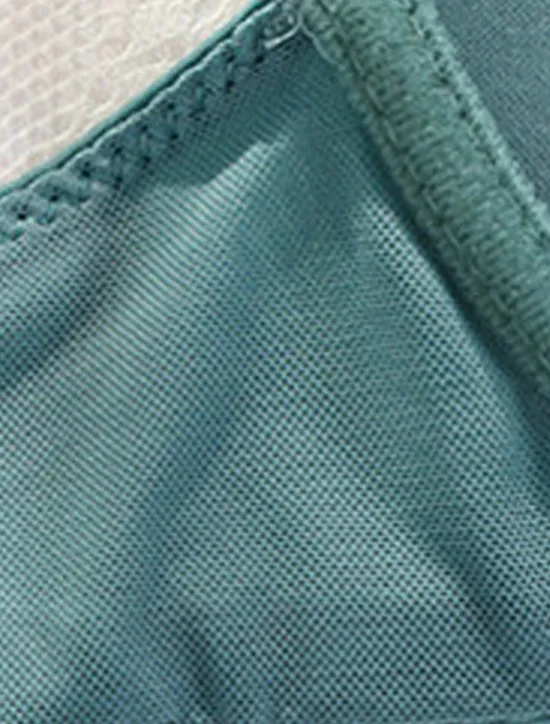Outlet Women's Wireless Bras Double Strap Adjustable Full Coverage V Neck Breathable Pure Color Hook & Eye Date Casual Daily Nylon 1PC Green Black / Bras & Bralettes Home Outfits Women Lingerie