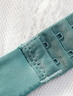 Outlet Women's Wireless Bras Double Strap Adjustable Full Coverage V Neck Breathable Pure Color Hook & Eye Date Casual Daily Nylon 1PC Green Black / Bras & Bralettes Home Outfits Women Lingerie