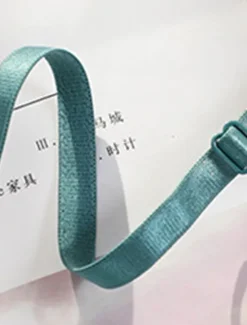 Outlet Women's Wireless Bras Double Strap Adjustable Full Coverage V Neck Breathable Pure Color Hook & Eye Date Casual Daily Nylon 1PC Green Black / Bras & Bralettes Home Outfits Women Lingerie