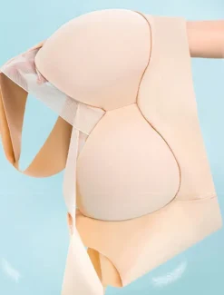Hot Women's Wireless Bras Fixed Straps Full Coverage V Neck Breathable Pure Color Pull-On Closure Casual Daily Nylon 1PC Black Pink / Bras & Bralettes / 1 PC Home Outfits Women Lingerie