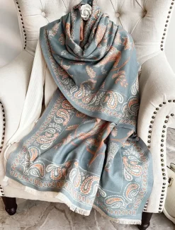 Hot Women's Women's Shawls & Wraps Outdoor Dailywear Holiday Wine Red Pink Scarf Floral Women Scarves