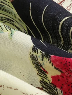 New Women's Yellow Blue Purple Summer Spring Maxi Dress Cotton Linen Dresses Casual Dress Cotton Summer Dress Fashion Modern Daily Weekend Regular Fit Floral Crew Neck Women Dresses