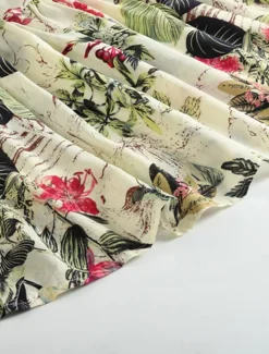 New Women's Yellow Blue Purple Summer Spring Maxi Dress Cotton Linen Dresses Casual Dress Cotton Summer Dress Fashion Modern Daily Weekend Regular Fit Floral Crew Neck Women Dresses