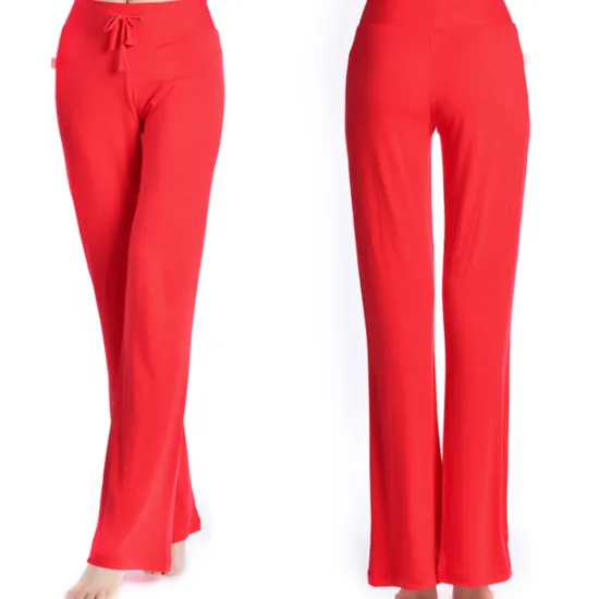 Best Women's Yoga Pants Drawstring Flare Leg Breathable Quick Dry Moisture Wicking Zumba Yoga Fitness Bottoms White Green Modal Plus Size Sports Activewear Stretchy Loose Fit Street Casual Women Pants