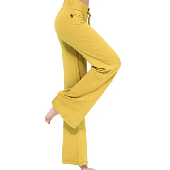 Best Women's Yoga Pants Drawstring Flare Leg Breathable Quick Dry Moisture Wicking Zumba Yoga Fitness Bottoms White Green Modal Plus Size Sports Activewear Stretchy Loose Fit Street Casual Women Pants