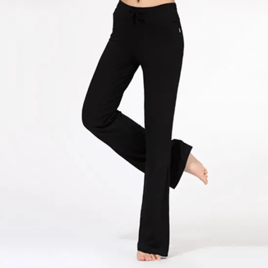 Best Women's Yoga Pants Drawstring Flare Leg Breathable Quick Dry Moisture Wicking Zumba Yoga Fitness Bottoms White Green Modal Plus Size Sports Activewear Stretchy Loose Fit Street Casual Women Pants
