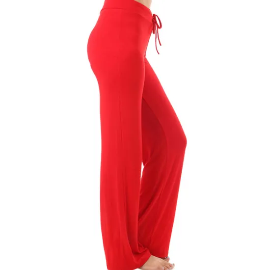 Best Women's Yoga Pants Drawstring Flare Leg Breathable Quick Dry Moisture Wicking Zumba Yoga Fitness Bottoms White Green Modal Plus Size Sports Activewear Stretchy Loose Fit Street Casual Women Pants