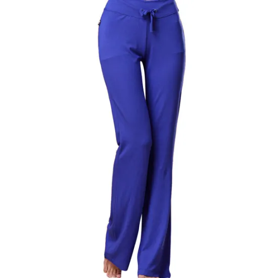 Best Women's Yoga Pants Drawstring Flare Leg Breathable Quick Dry Moisture Wicking Zumba Yoga Fitness Bottoms White Green Modal Plus Size Sports Activewear Stretchy Loose Fit Street Casual Women Pants