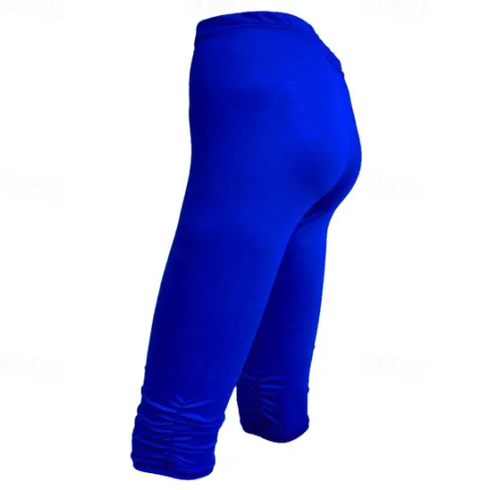 Sale Women's Yoga Pants Sun Protection Tummy Control Butt Lift High Waist Yoga Fitness Gym Workout Capri Leggings Bottoms Violet Black White Sports Activewear High Elasticity Skinny Women Leggings
